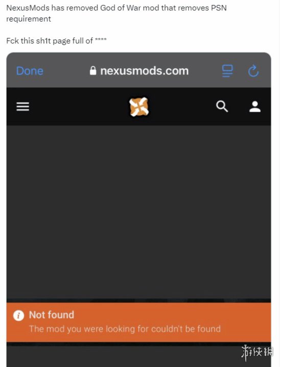 《战神5》Mod解绑PSN账号功能遭下架，网友们很失望