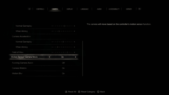 《生化危机4》PS5支持陀螺仪瞄准：却不能调整灵敏度