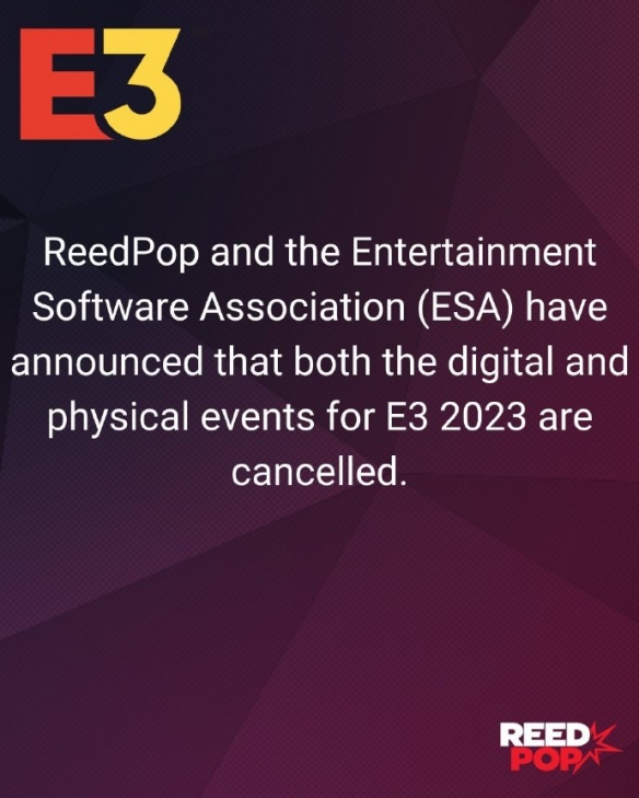 没有大厂参加干脆不办了！E3 2023官宣取消所有活动