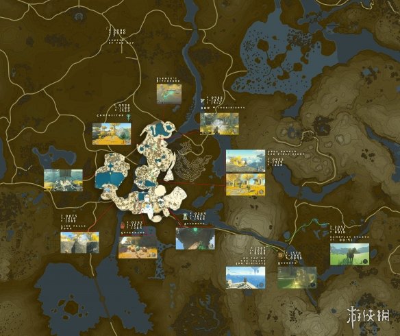 玩家根据实机演示拼凑出《塞尔达王国之泪》空岛地图