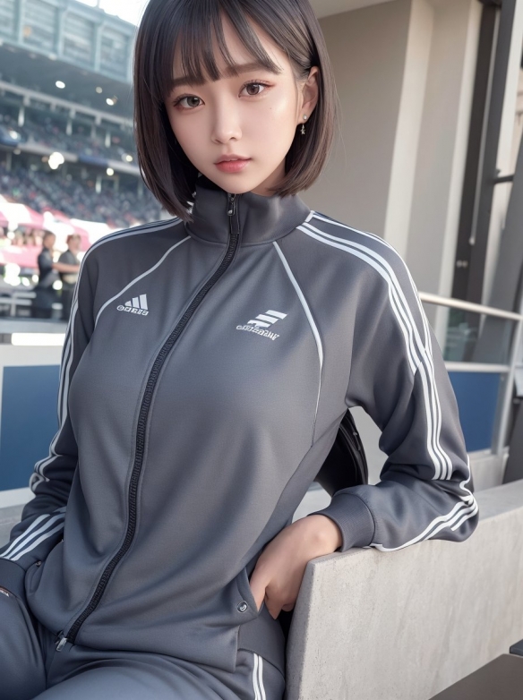 游侠AI站：运动服也挡不住的好身材 各类韩系美少女