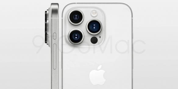 苹果iPhone 15 Pro高清渲染图 钛合金中框、全新配色