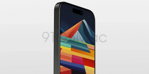 苹果iPhone 15 Pro高清渲染图 钛合金中框、全新配色