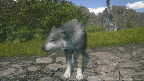 《最终幻想16》狼犬Torgal实机演示 动画效果很丰富