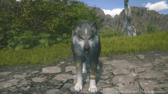 《最终幻想16》狼犬Torgal实机演示 动画效果很丰富
