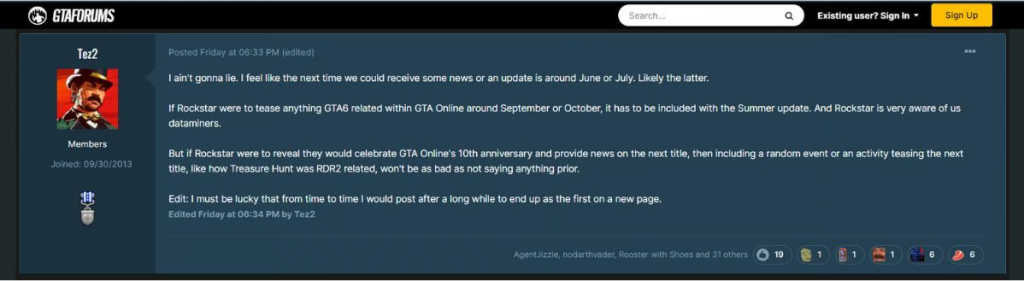 《GTA6》或将于5月17日Take-Two会议公布新消息