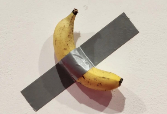 韩国大学生吃掉天价香蕉艺术品 称