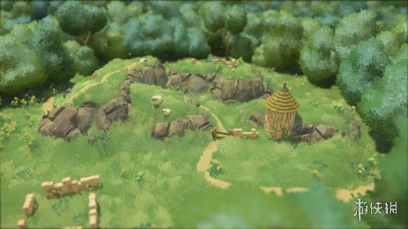 Steam沙盒建设新作《Tiny Glade》 可爱小羊让玩家惊喜
