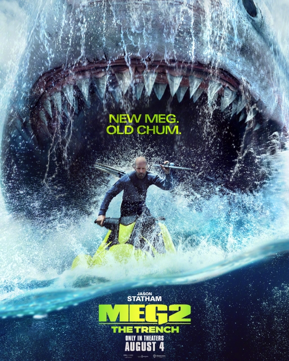 《巨齿鲨2：深渊》首支中文预告公开！8月正式上映