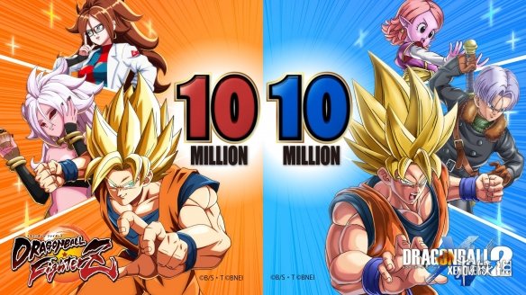 《龙珠超宇宙2》《龙珠格斗Z》销量均已突破1000万！