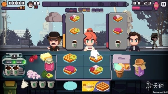 像素风咖啡店员模拟游戏《Pixel Cafe》上架Steam！