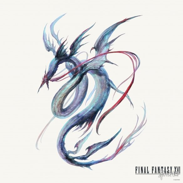 《最终幻想16》新DLC召唤兽“利维坦”艺术插图公布！